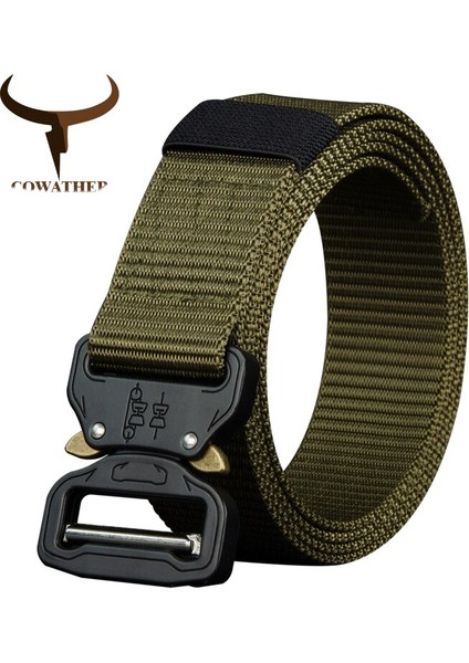 Cowather 110 130 150 170 cm Uzun Büyük Boy Yeni Naylon Malzeme Erkek Kemer Askeri Açık Erkek Kot Taktik Kemerler Erkekler Için Lüks (Yurt Dışından) indirimleri