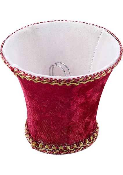 4x Kumaş Klipsli Abajur, E14 El Yapımı Abajur Modern Avrupa Tarzı Duvar Aplik Lambası, Kristal, Mum (Yurt Dışından)