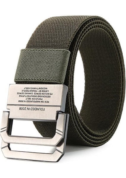 Erkekler Kanvas Kemer Alaşım Toka Çift Halka Naylon Elastikiyet Askeri Kemer Ordu Taktik Kemerler Erkekler Için Moda Erkek Kayışı (Yurt Dışından) modelleri