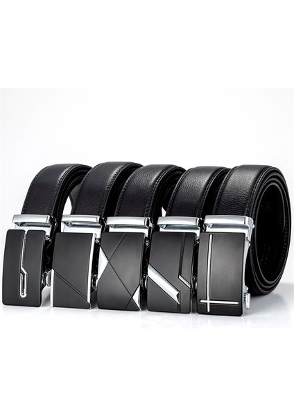 140-160 cm Otomatik Toka Erkek Kemer Hakiki Deri Tasarımcı Moda Lüks Inek Derisi Yüksek Kaliteli Marka Adam Için (Yurt Dışından) fiyatları