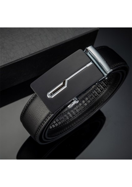 140-160 cm Otomatik Toka Erkek Kemer Hakiki Deri Tasarımcı Moda Lüks Inek Derisi Yüksek Kaliteli Marka Adam Için (Yurt Dışından) indirimleri