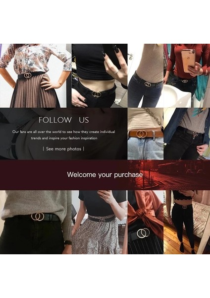 DESIGNER39S Ünlü Marka Leatherhigh Kaliteli Kemer Moda Alaşım Halka Daire Toka Kız Kot Elbise Vahşi Aksesuarları (Yurt Dışından) modelleri