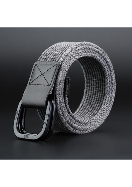 3.8 cm Basit Kanvas Erkek Kemer Moda Kalınlaşmış Dokuma Açık Spor Aşınmaya Dayanıklı Takım Düz Renk Kemer Kadın (Yurt Dışından) fırsatları