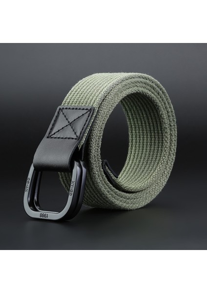 3.8 cm Basit Kanvas Erkek Kemer Moda Kalınlaşmış Dokuma Açık Spor Aşınmaya Dayanıklı Takım Düz Renk Kemer Kadın (Yurt Dışından) indirimleri