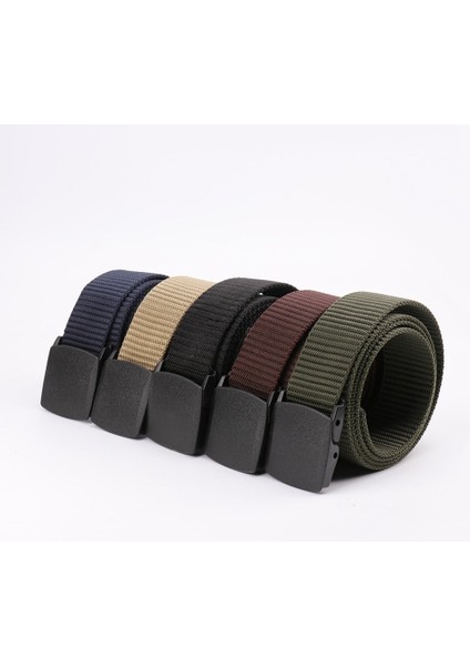 Askeri Erkek Kemer Kadın Asker Kemeri Taktik Geniş Bel Kemerleri Plastik Toka Açık Siyah Kuşak Naylon Seyahat 120 cm 130 cm (Yurt Dışından) modelleri