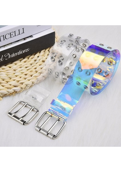 1 Adet Şeffaf Lazer Holografik Kadın Kemer Punk Pin Toka Kemer Bel Kemeri (Yurt Dışından) fiyatları