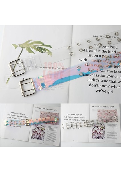 1 Adet Şeffaf Lazer Holografik Kadın Kemer Punk Pin Toka Kemer Bel Kemeri (Yurt Dışından) indirimleri