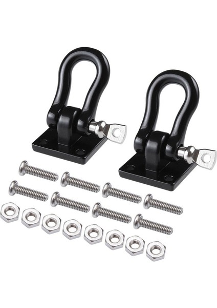 4 Adet Römork Çekme Tokası Çekme Kancaları Metal Tırmanma Kelepçeleri 1/10 Rc Araba Kamyonu Için (Siyah) (Yurt Dışından) indirimleri