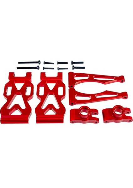Metal Arka Yukarı ve Aşağı Sallanma Kolları (S/r) Seti Kiti Scy 1/16 Yüksek Hızlı Uzaktan Kumandalı Araba Yükseltme Aksesuarları Kırmızı (Yurt Dışından)