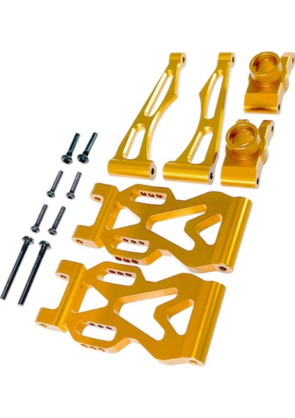 Metal Arka Yukarı ve Aşağı Sallanma Kolları (S/r) Seti Kiti Scy 1/16 Yüksek Hızlı Uzaktan Kumandalı Araba Yükseltme Aksesuarları Altın (Yurt Dışından) modelleri