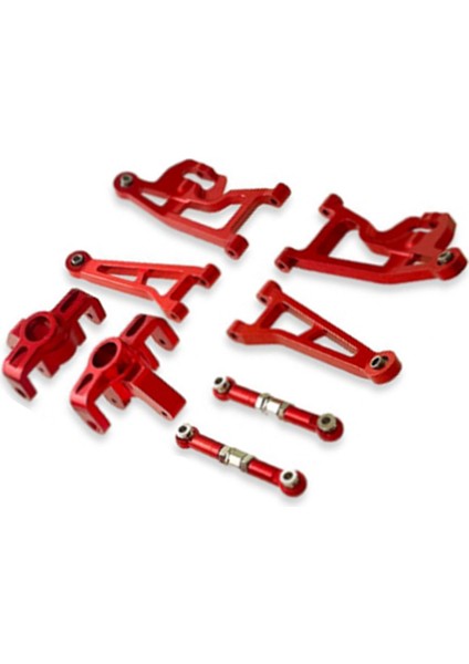 Rc Araba Aksesuarları Metal Salıncak Kolu Direksiyon Kupası Yükseltme Seti Go 1/14 14209 14210 H14BM Araba (Kırmızı) (Yurt Dışından) fırsatları