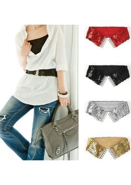 1 Adet Kız Kadın Elastik Geniş Streç Toka Ilmek Yay Kemer Bel Kemeri Aksesuarları Kulüpleri Parti Kemer Kızlar Bayan (Yurt Dışından) fiyatları