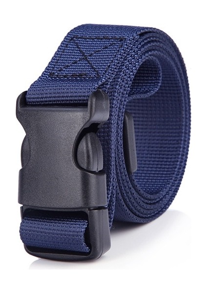 Erkek Askeri Açık Kuşak Kadın Eğlence Tokalı Kemer Çok Fonksiyonlu Taklit Naylon Tuval Taktik 120 cm Siyah (Yurt Dışından) indirimleri