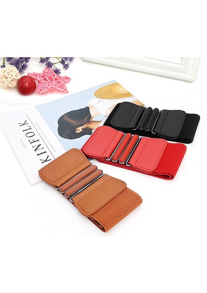 7.5 cm Genişlik 65 cm Uzun Bel Kemeri Moda Bel Kemerleri Bayanlar Katı Streç Elastik Geniş Kemer Elbise Süsleme Kadınlar Için Kemer (Yurt Dışından) modelleri