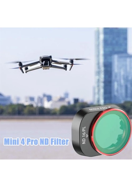 Drone Aksesuarları Için Mini 4 Pro Filtre Kamera Lensi ND16 Çok Kaplamalı Polarizasyon (Yurt Dışından)