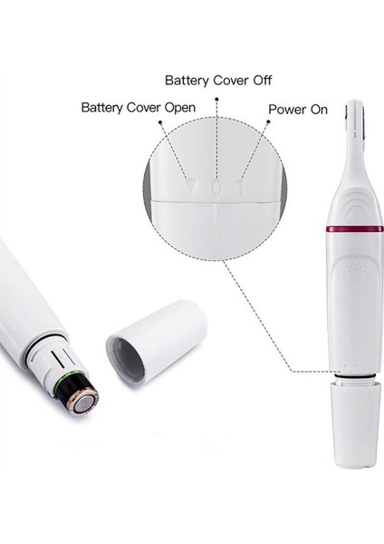 2x 5 In 1 Epilasyon Tıraş Makinesi Kadın Elektrikli Tıraş Makinesi Düzeltici Kaş Yüz Koltuk Altı Bikini Için (Yurt Dışından) indirimleri
