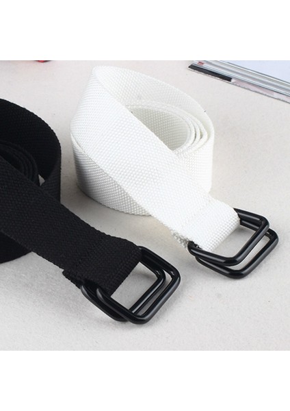 Erkekler Kemer Kanvas Öğrenci Harajuku Çince Karakterler Kişilik Metin Çift Toka Rahat Unisex Kanvas Çift Tokalı Kemer (Yurt Dışından) indirimleri