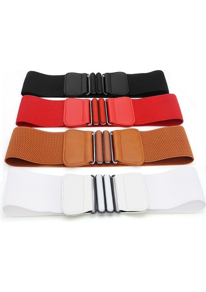 7.5 cm Genişlik 65 cm Uzun Bel Kemeri Moda Bel Kemerleri Bayanlar Katı Streç Elastik Geniş Kemer Elbise Süsleme Kadınlar Için Kemer (Yurt Dışından) fırsatları