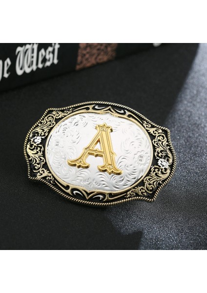 Batı Kovboy Çinko Alaşımı Harfler A'dan Z'ye Kemer Tokaları Erkekler Kadınlar Için Erkekler ve Kadınlar Için Hediyeler (Yurt Dışından) fiyatları
