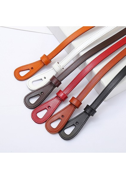 Hakiki Deri Ince Kemer Kadın Tasarımcı Elbise Kemerleri Kadınlar Için Bel Uzun Düğüm Korse Ceinture Femme Kemer Cinturon Mujer (Yurt Dışından) fırsatları