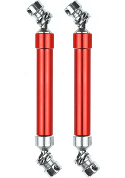 2 Adet Metal Cvd Tahrik Mili 110-160MM 1/10 Rc Kaya Tırmanıcısı Eksenel SCX10 90046 Trx4, Kırmızı (Yurt Dışından) modelleri