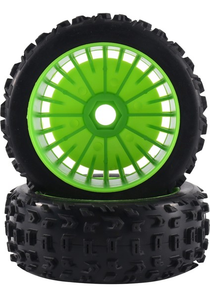 4 Adet 116MM 1/8 Rc Off-Road Lastik Jant 17MM Altıgen,1 (Yurt Dışından)