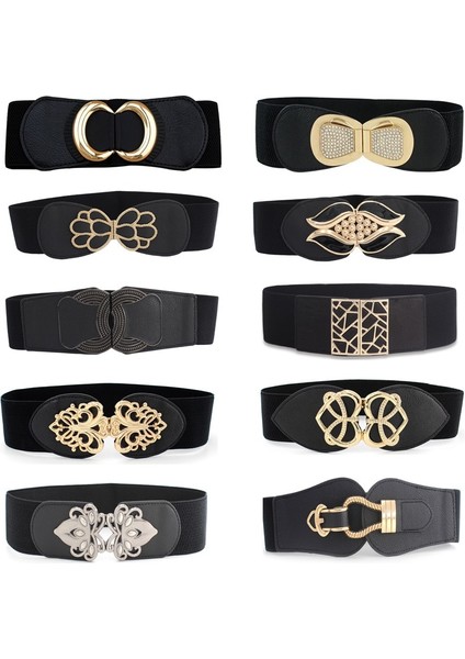 65 cm Kadın Moda Elastik Klasik Siyah Kemer Geniş Bel Esnek Kemer Kadınlar Için Cinch Aksesuarları Elbise Ceket Giyim Kemer (Yurt Dışından) fiyatları