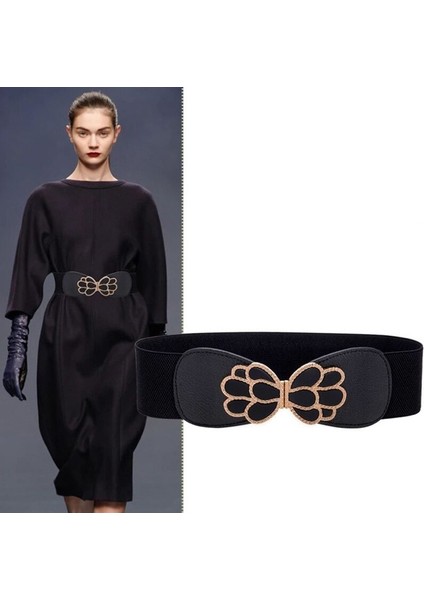 65 cm Kadın Moda Elastik Klasik Siyah Kemer Geniş Bel Esnek Kemer Kadınlar Için Cinch Aksesuarları Elbise Ceket Giyim Kemer (Yurt Dışından) indirimleri