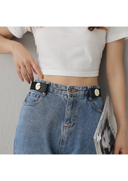 Görünmez Tembel Elastik Bel Kemeri Kadın Kot Pantolon Gizli Görünmez Gizli Unisex Hiçbir Toka Streç Bel Kemeri 2021 Yeni (Yurt Dışından)