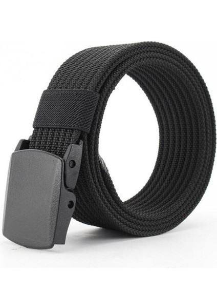 Erkekler Kadın Kemerler Askeri Naylon Ayarlanabilir Kemer Erkekler Açık Seyahat Taktik Bel Kemeri Plastik Toka ile 130 cm (Yurt Dışından)
