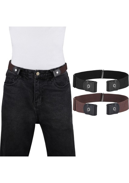 Elastik Görünmez Kemer Dokuma Kumaş Traceless Unisex Bel Kemeri Moda Jean Kemer Dropshipping (Yurt Dışından)