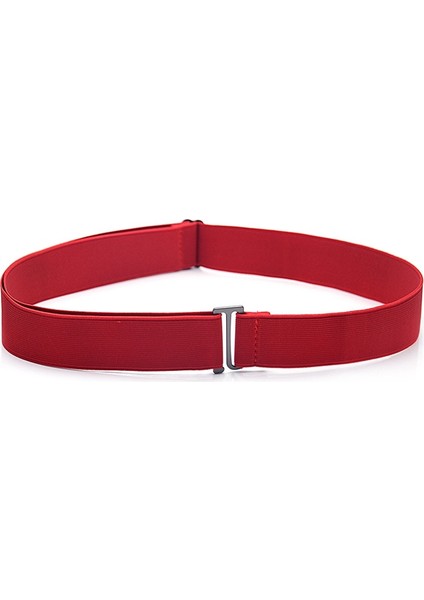 Elastik Streç Bel Kemeri Düz Toka Kadın Düz Renk Yumuşak Görünmez Kot Pantolon Kemer No Show Ayarlanabilir Boyutu Elastik Bant (Yurt Dışından) indirimleri