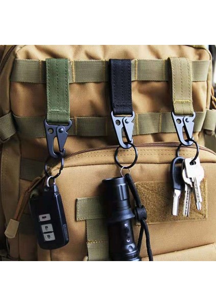 Dağcılık Aksesuarları Açık Karabina Dayanıklı Naylon Taktik Sırt Çantası Anahtar Kancası Dokuma Toka Süspansiyon Sistemi Kemer Asılı Toka (Yurt Dışından)