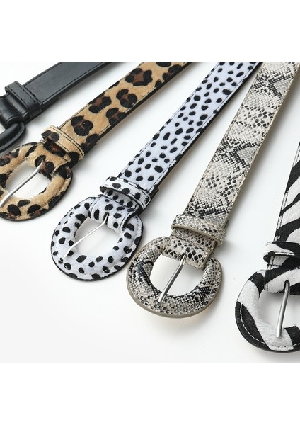 2021 Moda Leopar Kemer Kadın Yılan Zebra Baskı Ince At Kılı Bel Kemeri Pu Deri Altın Yüzük Tokalı Kemerler Bayanlar Için Kadın (Yurt Dışından) fiyatları