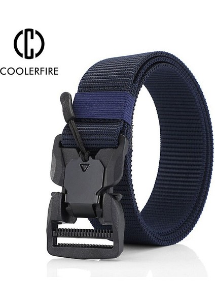 Erkek Kemerleri Askeri Naylon Manyetik Toka Ekipmanları Taktik Kemerler Erkekler Ordu Eğitim Kemeri Açık Avcılık Spor Kayışı (Yurt Dışından) fırsatları