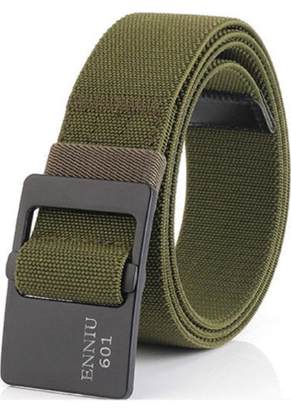 Erkekler Için Kemer Otomatik Toka Naylon Kemer Erkek Ordu Taktik Kemer Erkek Askeri Bel Kanvas Kemerler Kuşak 120 cm (Yurt Dışından)