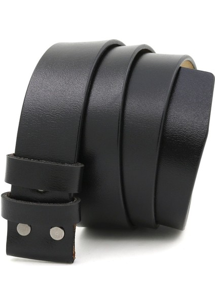 Erkek Kemeri Pürüzsüz Tokalı Kemerler Tokasız Vücut Aksesuarları 3.8cm Genişlik Kahverengi (Yurt Dışından) fırsatları