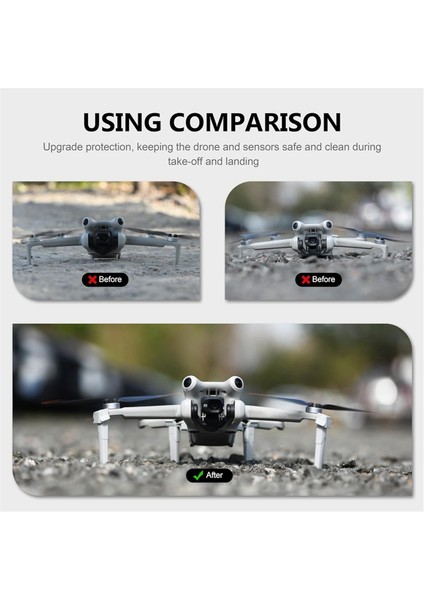 Mini 4 Pro Için Iniş Takımı Uzatması - Ayrılabilir Ayaklar Geliştirilmiş Açıklık ve Güvenlik (Yurt Dışından)