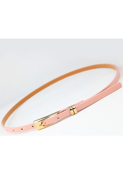 Ince Pu Deri Moda Kemer Kadın Kırmızı Kahverengi Siyah Beyaz Sarı Kadınlar Için Bel Kemerleri Elbise Askısı 8 Renkler (Yurt Dışından) fiyatları