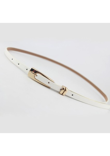 Ince Pu Deri Moda Kemer Kadın Kırmızı Kahverengi Siyah Beyaz Sarı Kadınlar Için Bel Kemerleri Elbise Askısı 8 Renkler (Yurt Dışından) fırsatları