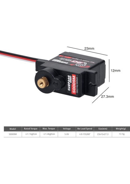 Adet S0009M 9g Dijital Servolar Metal Dişli Servo 1.4kg Direksiyon Rc Arabalar Parçaları Uçak Tekne Gemi Uçak (Yurt Dışından)
