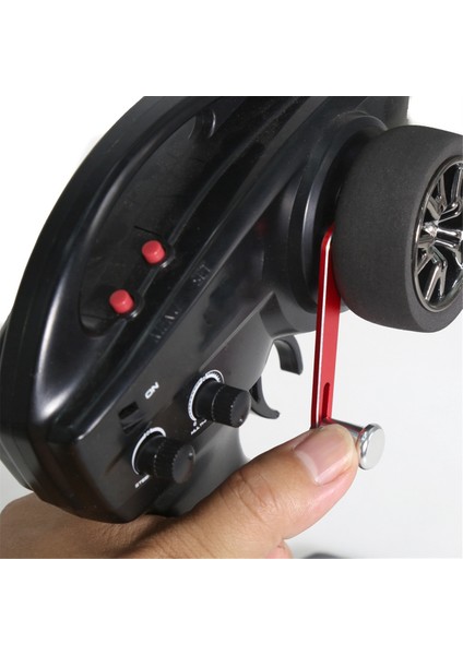 Tek Elle Kontrol Adaptörü Verici Direksiyon Simidi Rc Araba Tqı Uzaktan Kumanda -4 Trx6 Slash Summit, Kırmızı (Yurt Dışından)