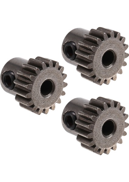 3 Adet 3.175MM Şaft Çelik Pinyon Motor Dişlisi 32DP 48DP 64DP M0.6 1/10 1/8 Rc Araba 3650 3660,17T (Yurt Dışından)