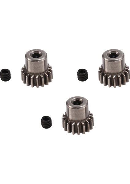 3 Adet 3.175MM Şaft Çelik Pinyon Motor Dişlisi 32DP 48DP 64DP M0.6 1/10 1/8 Rc Araba 3650 3660,17T (Yurt Dışından) modelleri