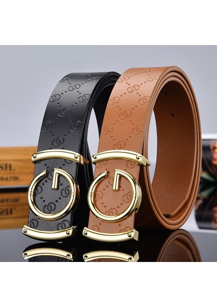 2020THE Yeni G Tipi Pürüzsüz Tokalı Kemer Kadın Saat Kayışı Rahat Vahşi Bayan Ayarlanabilir Kemer Tasarımcısı Yüksek Kaliteli Marka (Yurt Dışından) fiyatları
