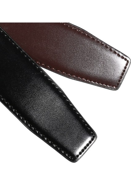 3.4cm Genişliğinde Çift Taraflı Inek Geri Dönüşümlü Deri Pimli Kemer Tokası Olmadan Erkekler Için Kişilik Erkek Kemer Delikli (Yurt Dışından) indirimleri
