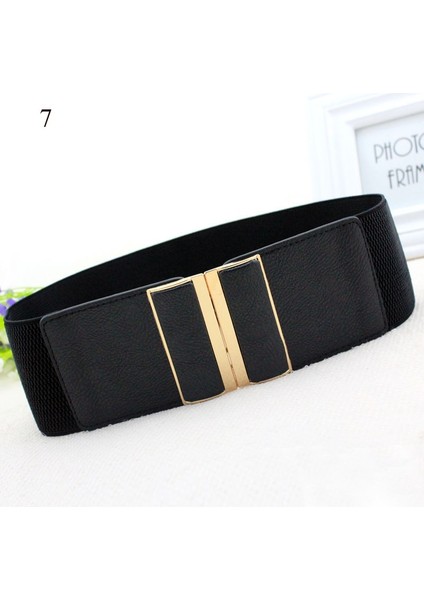 65 cm Elastik Klasik Siyah Kemer Büyük Boy Kemer Elbise Ceket Kazak Dekoratif Bel Mühür Geniş Streç Kemerler Kadınlar Için (Yurt Dışından) indirimleri