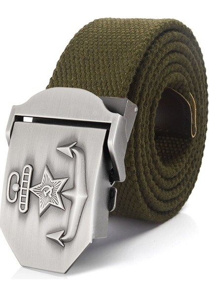 Bokadiao Menampwomen Kanvas Kemer Donanma Sscb Lüks Metal Kot Kemer Cccp Ordu Taktik Kemerler Erkek Askeri Kayış (Yurt Dışından) fırsatları