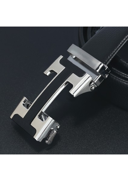 2022 Modelleri Marka Adı Otomatik Toka Üst Katman Kemer Saf MEN39S Iş Pantolon Kemer H Şekilli Kemer Tokası (Yurt Dışından) fırsatları