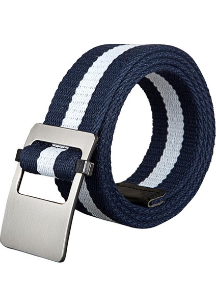 140CM Klasik Basit Stil Günlük Pantolon Öğrenci Kanvas Kadın ve Erkek Genişletilmiş Kemer (Yurt Dışından)